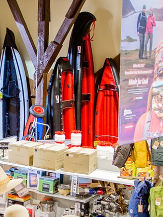 Bild: Bootszubehör im Erlebnisfachmarkt