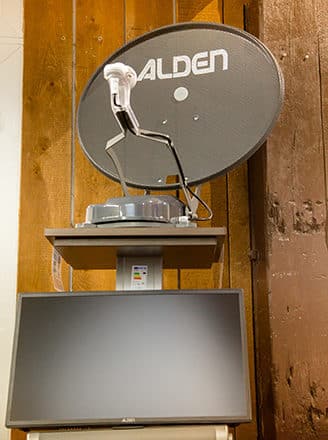 Bild: Satelliten-Empfangseinrichtung