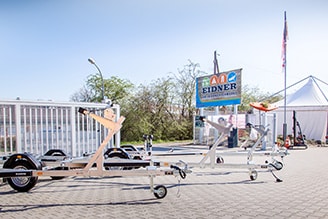 Bild: Bootstrailer im Erlebnisfachmarkt